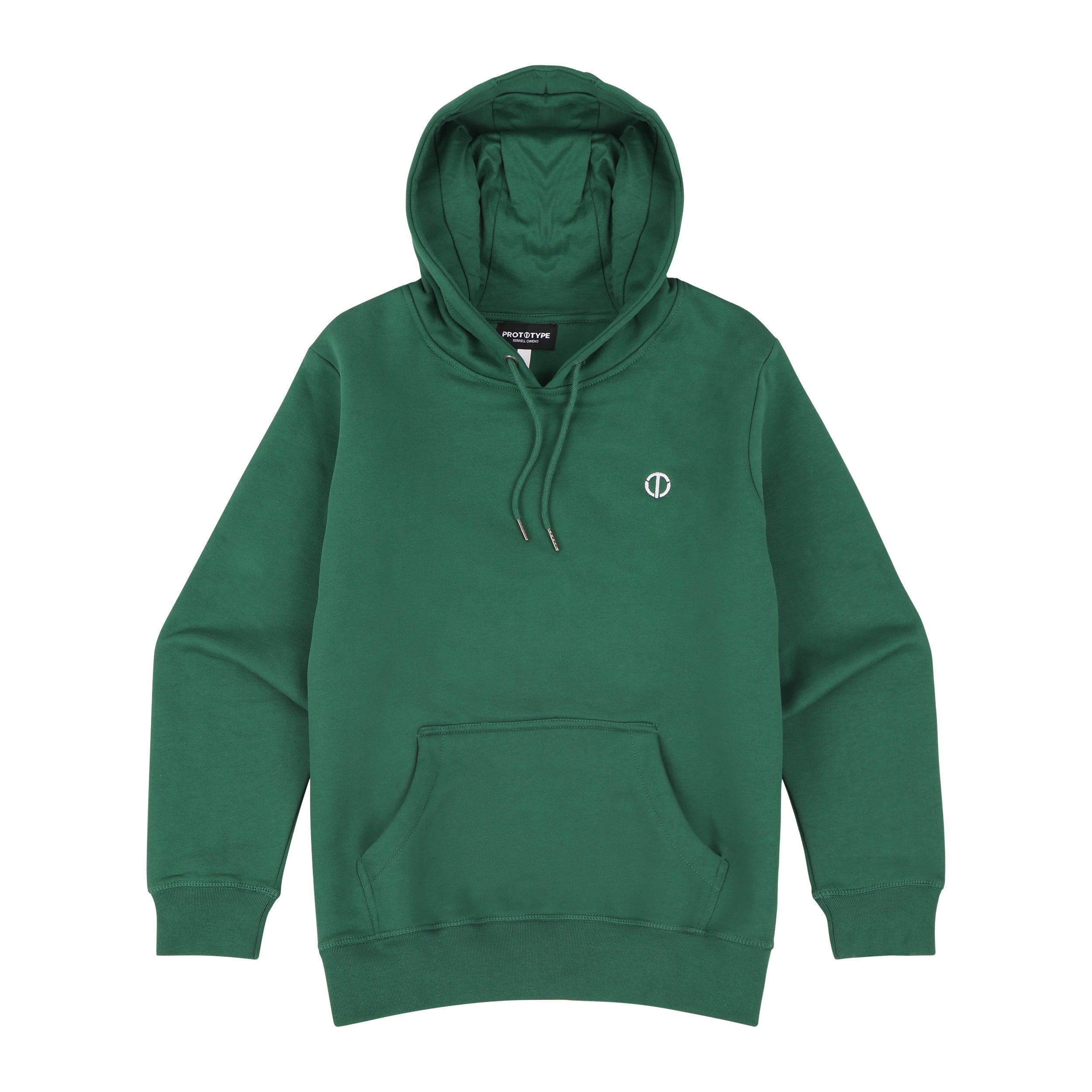Logo Embroidered Green Hoodie – Prototype81